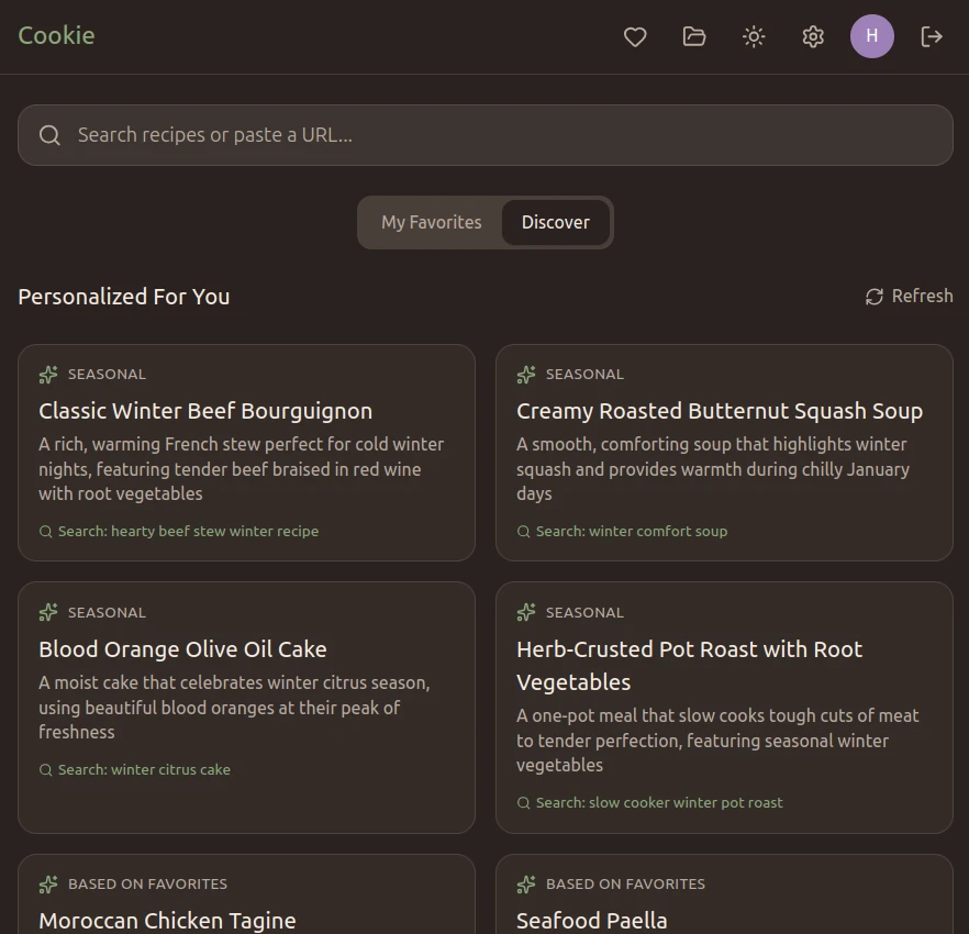 AI-powered recommendations