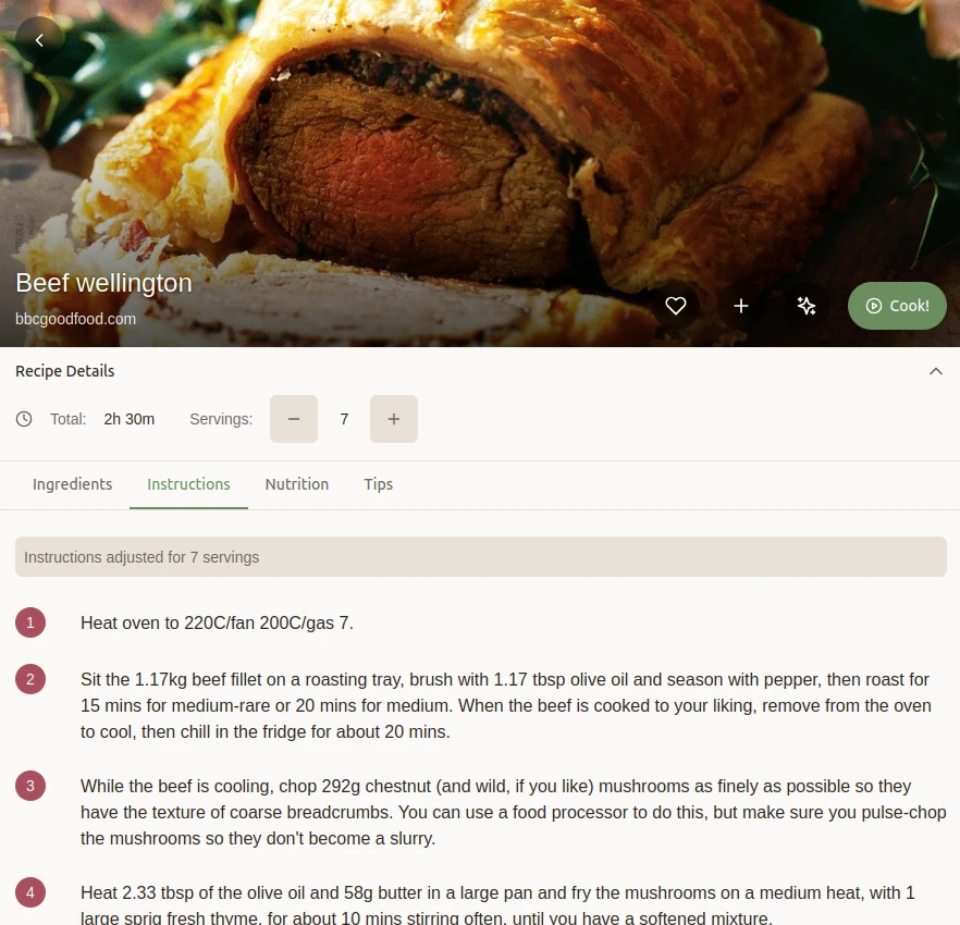 Legacy iPad recipe instructions scaled