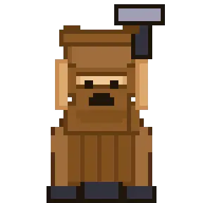 Dwarf blacksmith sprite, 3.0 out of 5