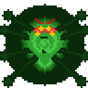 Giant green creature sprite