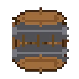 Wooden barrel sprite, 2.7 out of 5