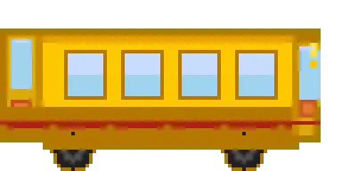 Yellow school bus sprite
