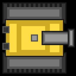 Yellow tank facing right