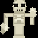 Skeleton warrior sprite (v2)