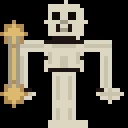 Skeleton warrior sprite (v3)