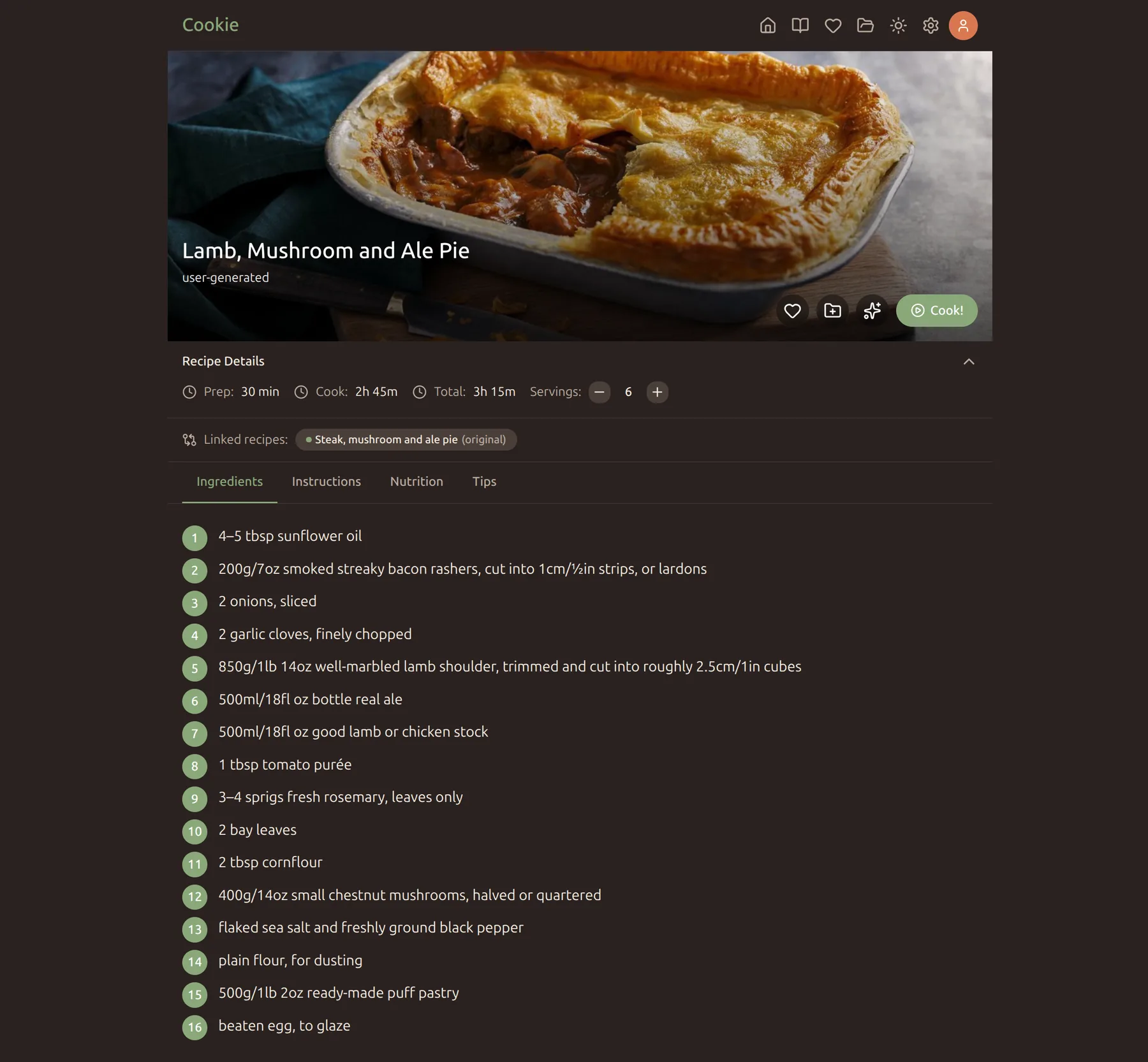 An AI-remixed version of a recipe